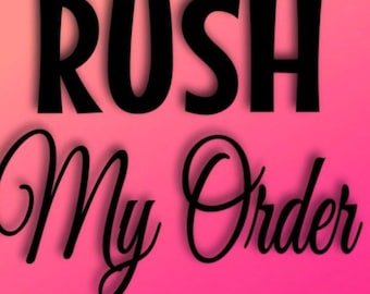 Knop 'Rush My Order'
