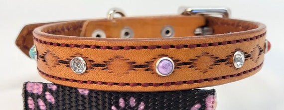 fancy western dog collars