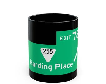 Harding Place Highway Exit 78 Mug | Road Sign 255