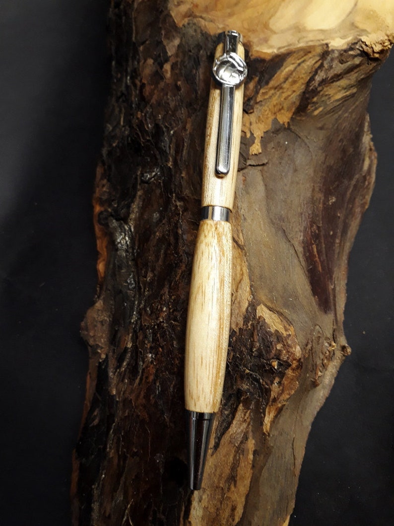 Handmade slimline pen with football clip Footballer Ball point pen Refillable Ball Point Pen Fine Point