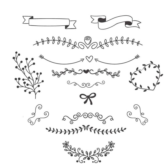 Flourish SVG Divider Lines Scalable Vector