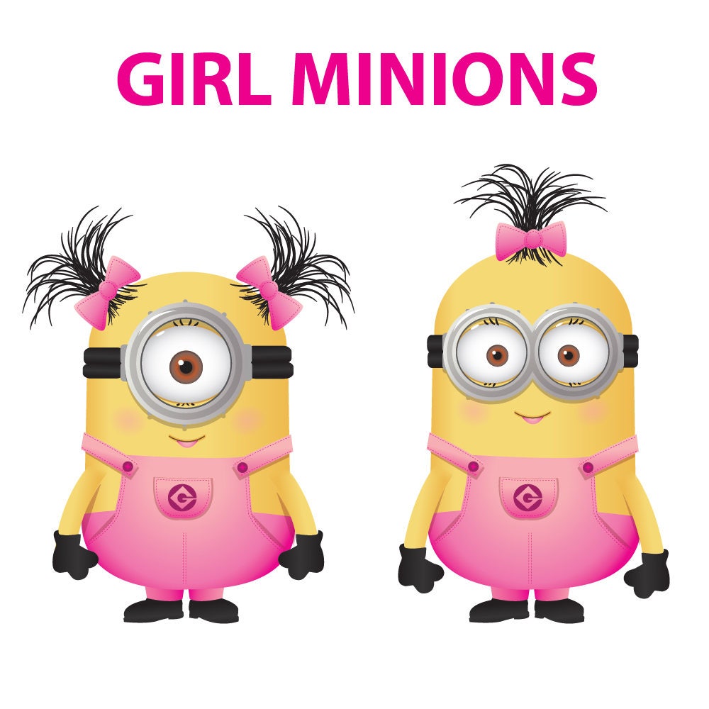 Fichiers svg Minions minion fille fichiers svg pour