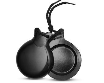 Black Flamenco Castanets – Spanish Percussion, Size 4 With Case - Etsy