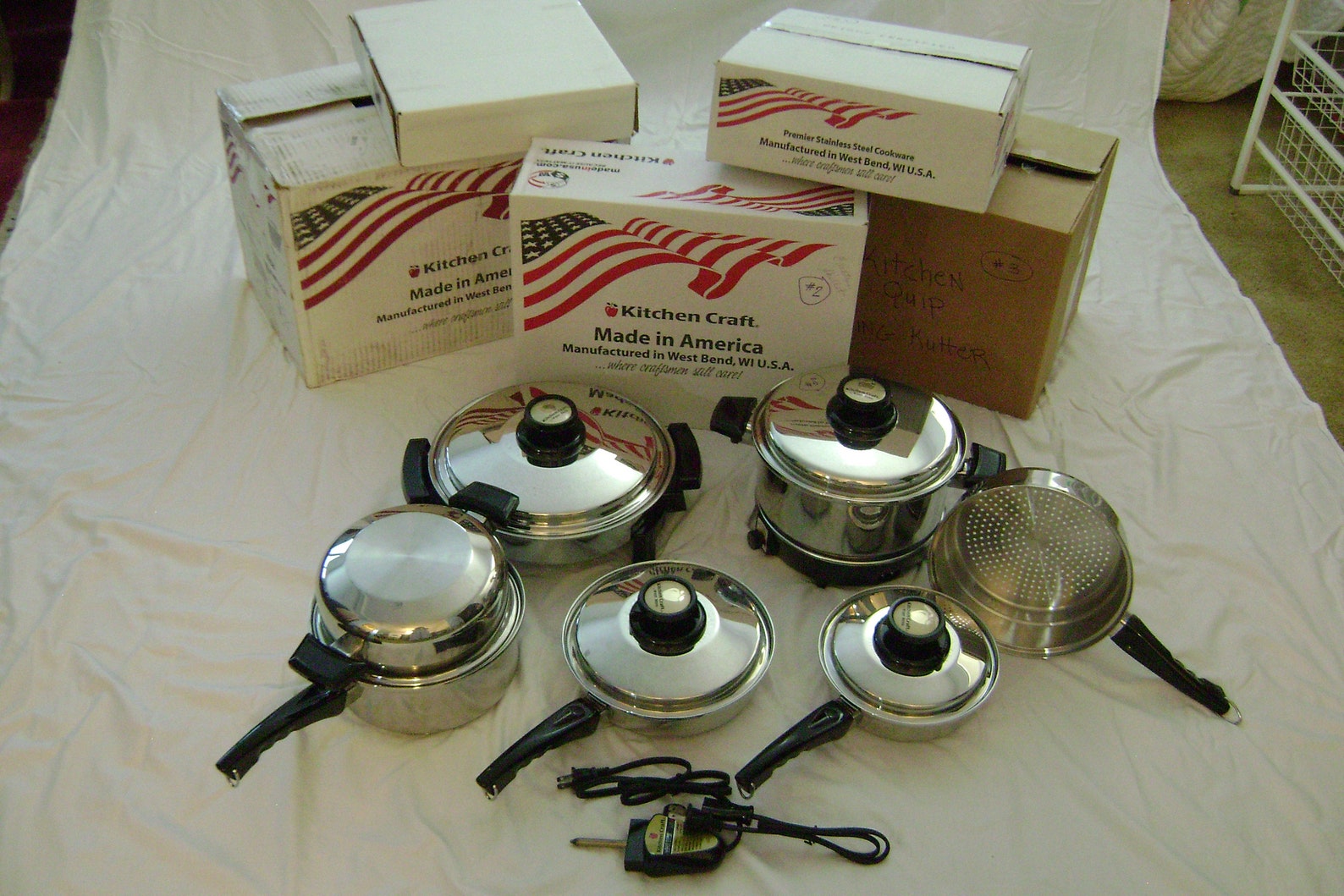 Vintage Kitchen Craft Waterless Cookware Set Etsy