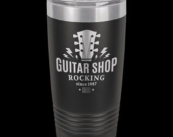 Custom Engraved Stainless Steel 20 oz. Tumbler