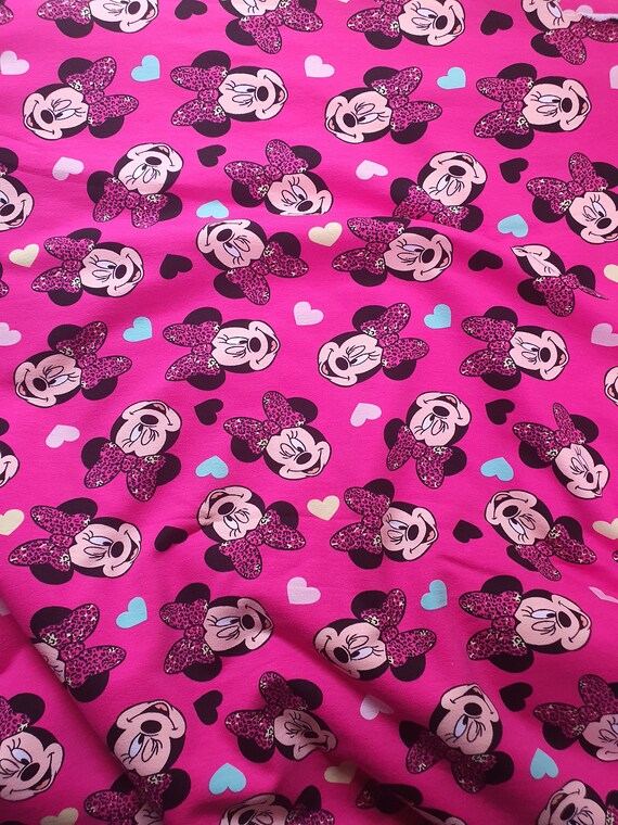 minnie mouse jersey fabric