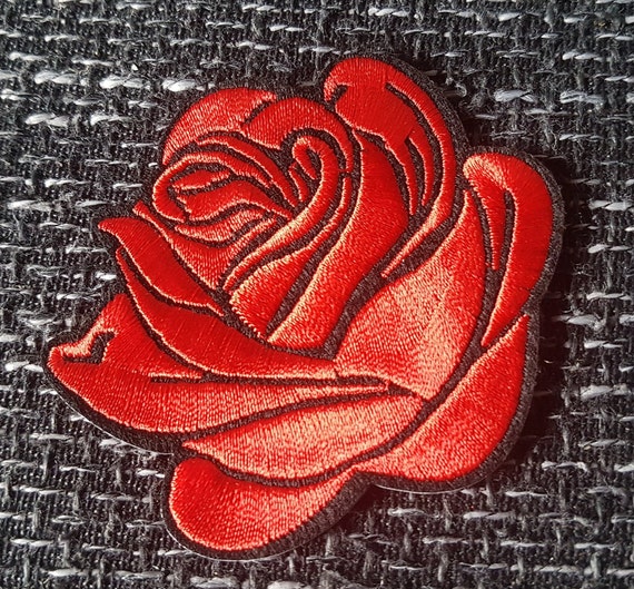 NEU+ Aufnäher Applikation Patch+Schmetterling rot +Aufbügler Bügelmotiv