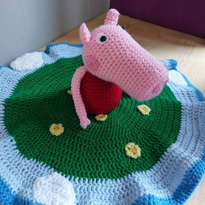 PEPPA PIG comforter blanket crochet pattern