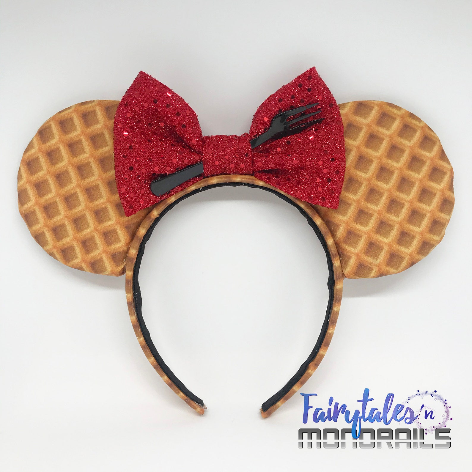Disney Inspired Mickey Waffle Ear Headband Minnie Ears Etsy