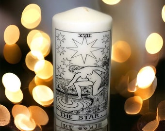 Tarot candle - The Star