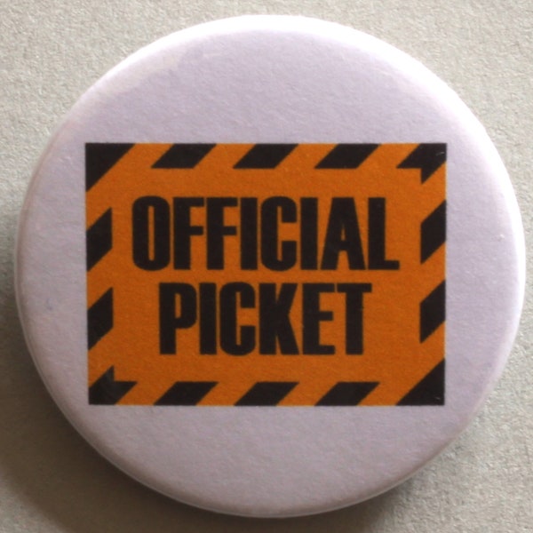 Official Picket: 38mm button badge