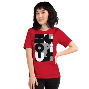 Walter Gropius: Unisex t-shirt (greyscale)