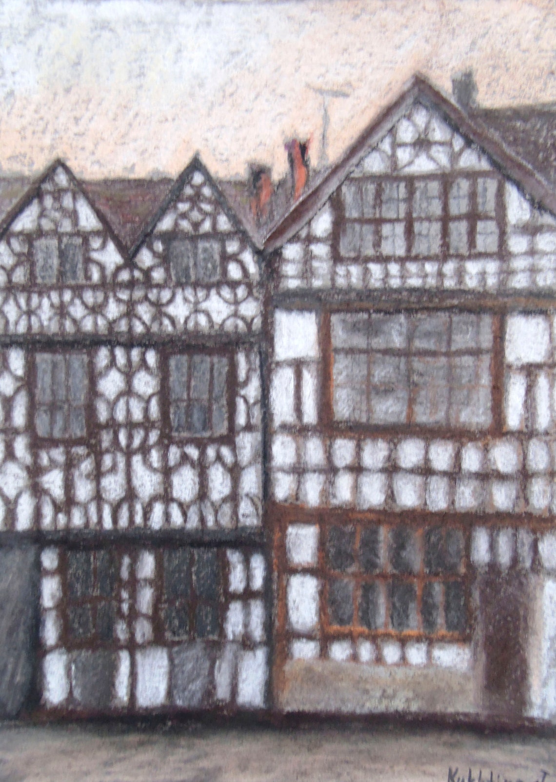 StratforduponAvon Painting Original Art 5 by 8 Etsy