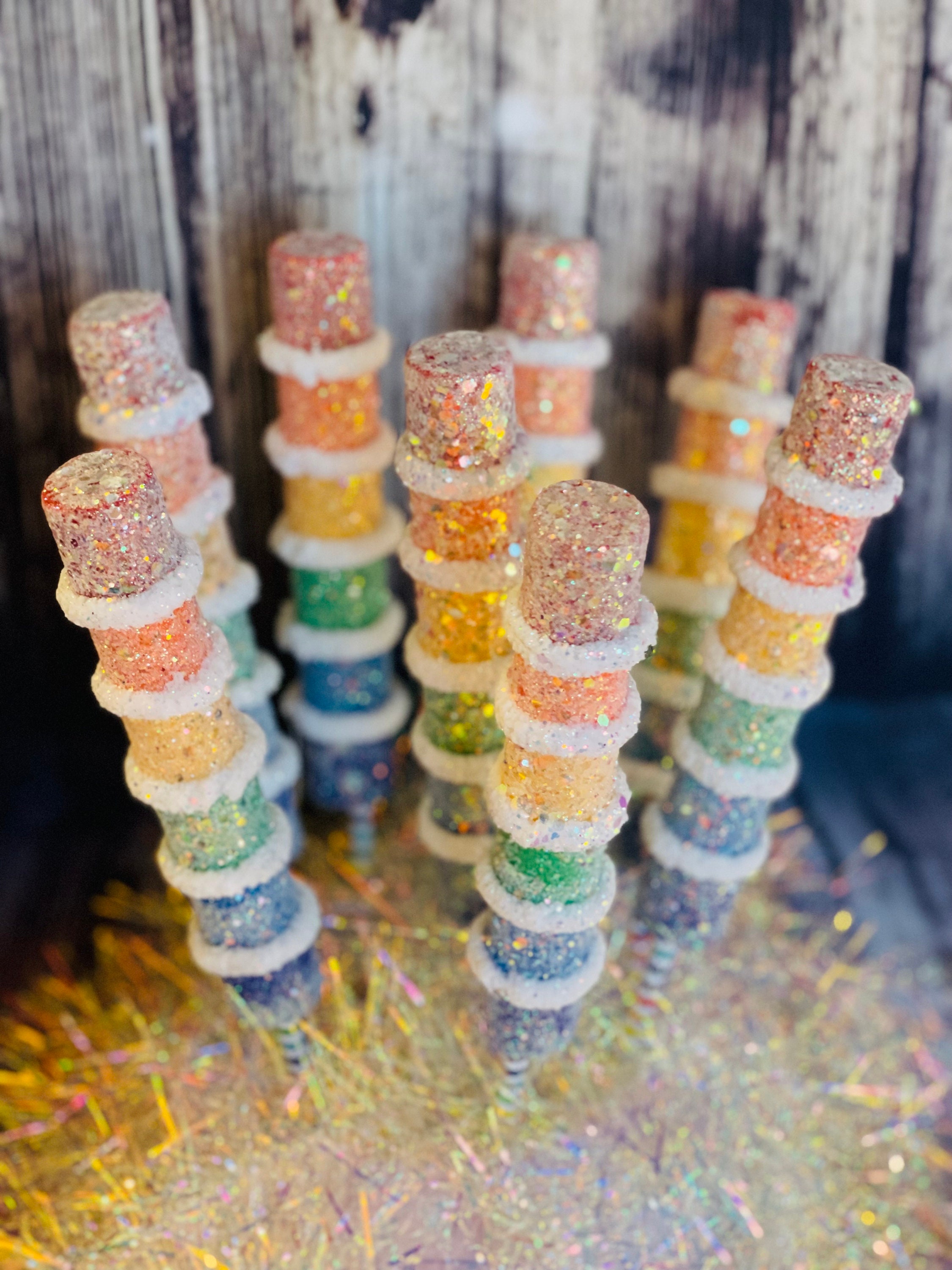 Primary Color Lollipop Tree Floral Pick