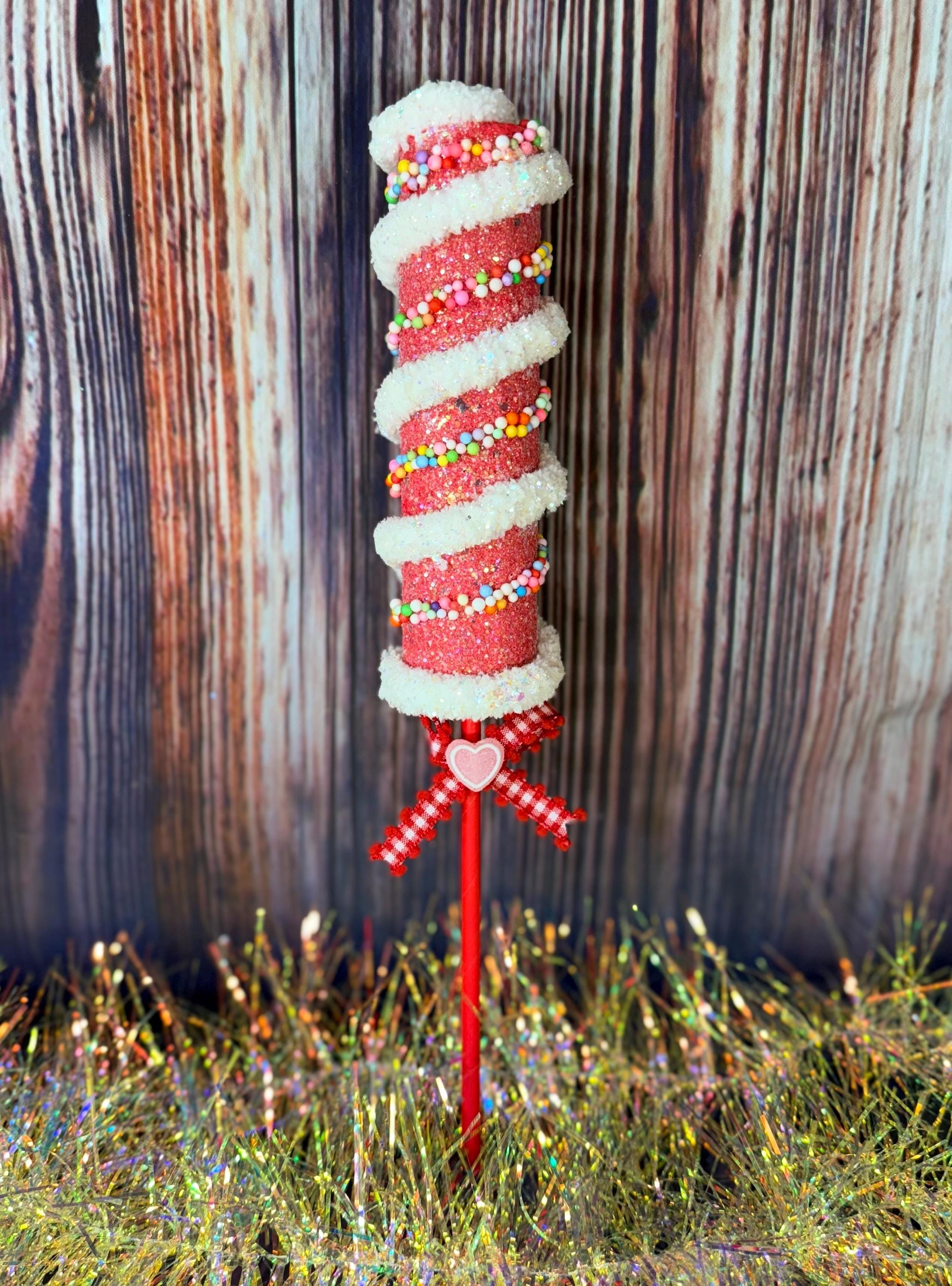 Spring Color Lollipop Tree Floral Pick