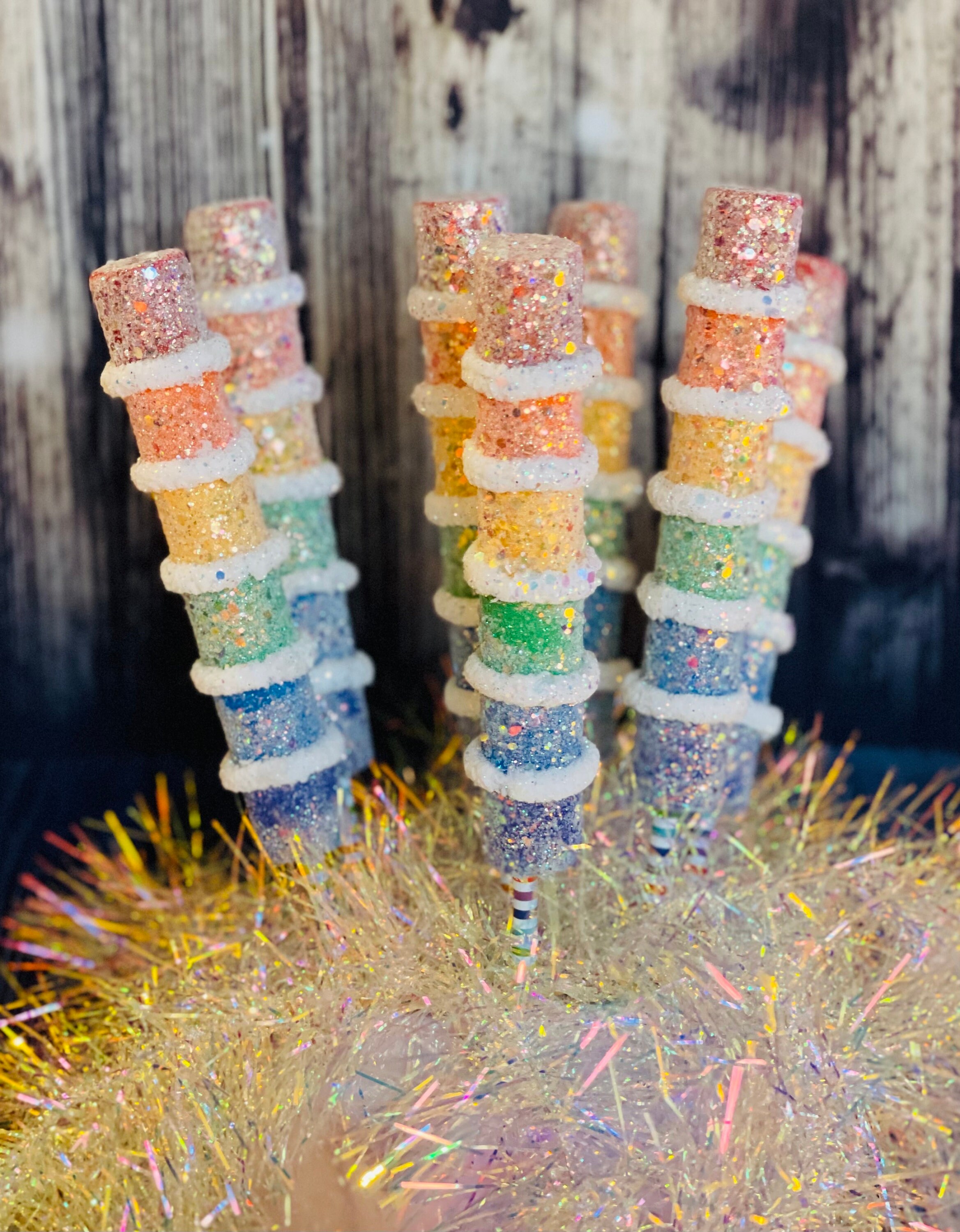 Primary Color Lollipop Tree Floral Pick
