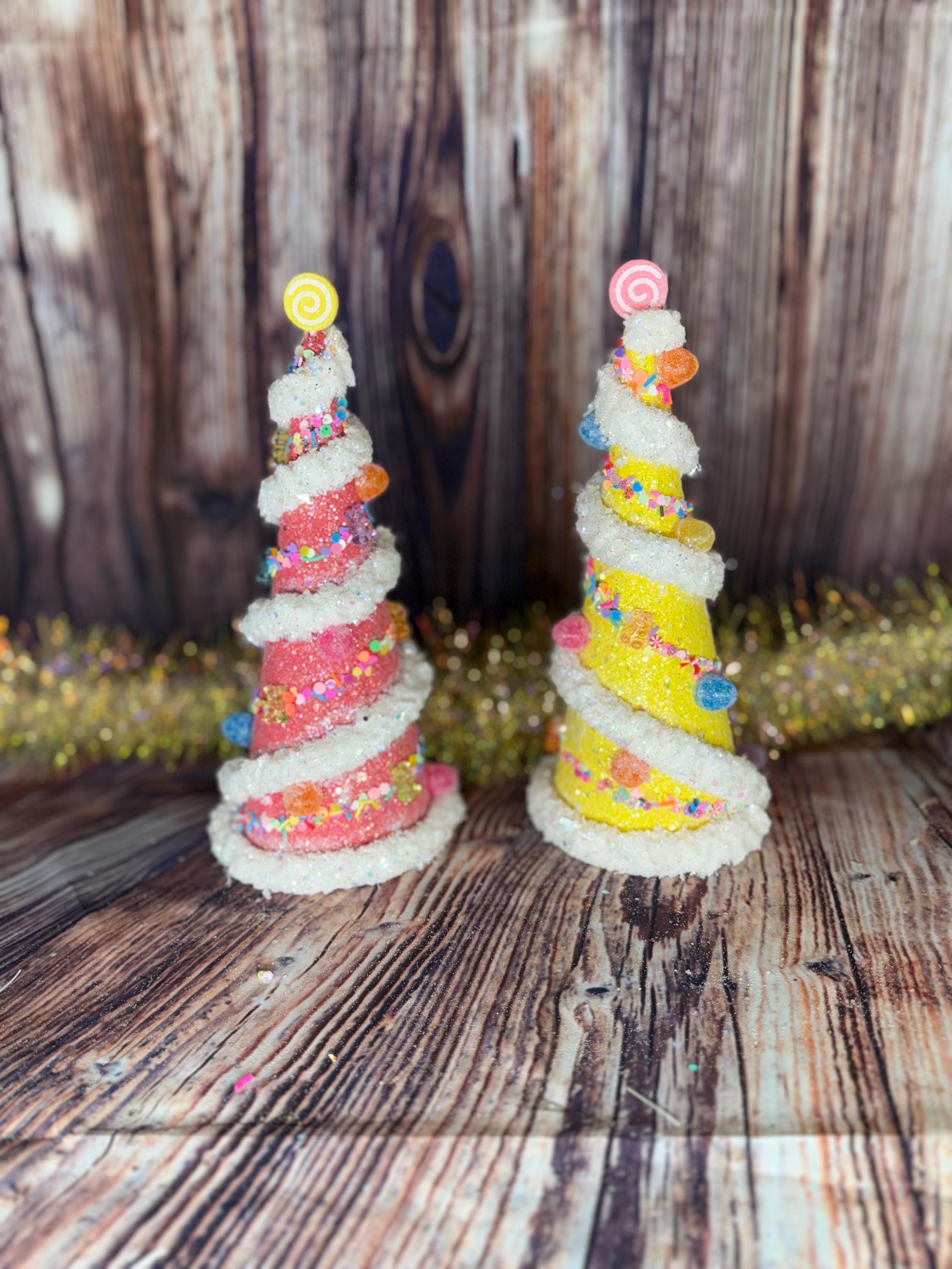 Fake Candy Tree Centerpieces 3 Sizes