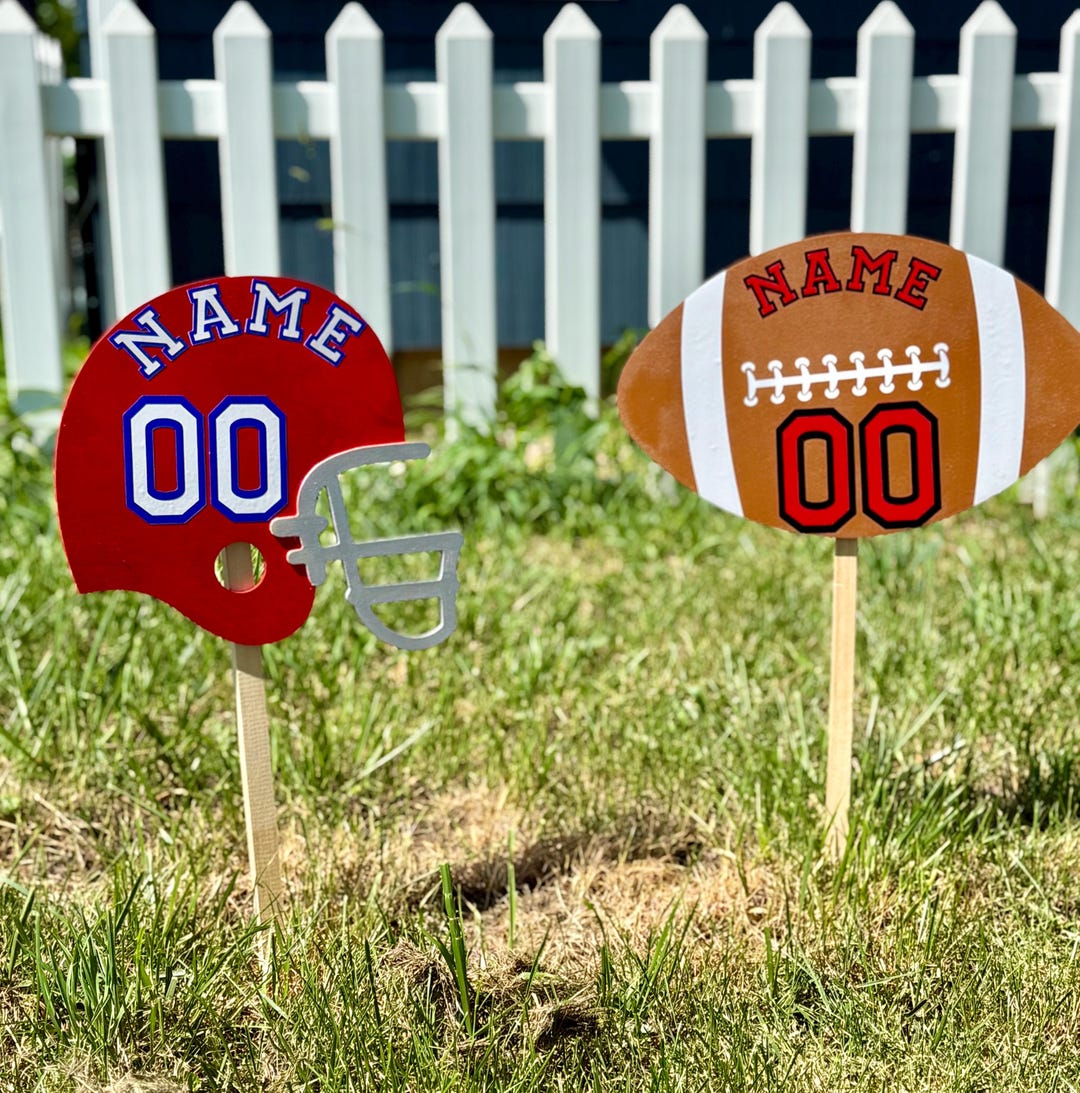 Sports Rd Sign Football Sports Yard Signs 22 Inches - Etsy