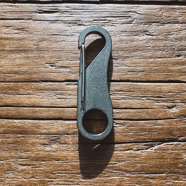 Minimalist Titanium Clip | EDC Titanium Clip | Titanium Carabiner Clip | Quick Release Clip | EDC Keychain