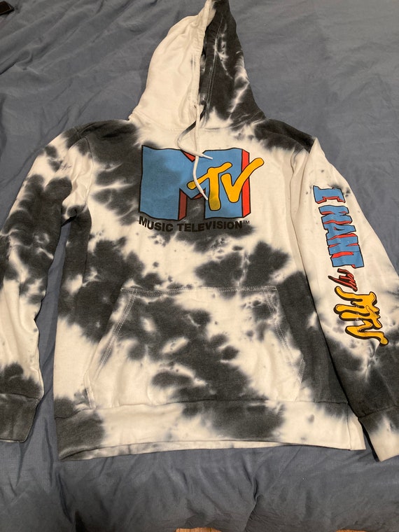 MTV Vintage hoodie mens small tie dye