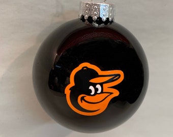 Maryland Symbol Baltimore Oriole Ornament Wooden Christmas Decoration