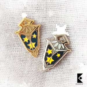 Star Laterne Emaille Charm Glow in the Dark Fantasy Schmuck Anhänger Gold Silber süsses Kawaii Accessoire Steampunk European Lampe