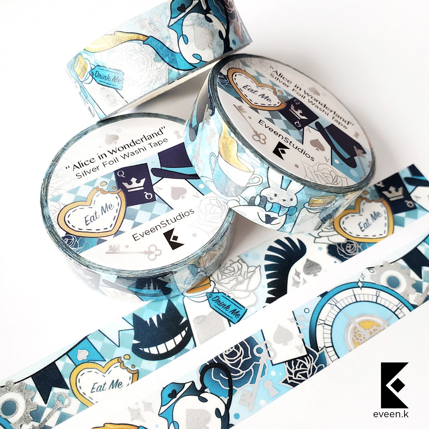 Alice in Wonderland Washi Tape Set