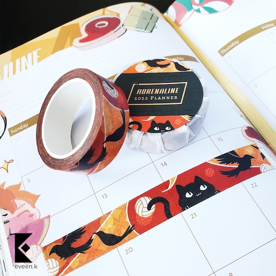 HQ Anime Washi Tape Decorative Scrapbook Sticker Bullet Etsy