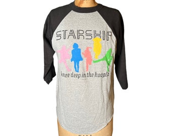 STARSHIP Shirt 1985 Vintage/ 80's Knee Deep In The Hoopla STARSHIP Shirt 1985 Vintage/ 80's Knee Deep In The Hoopla