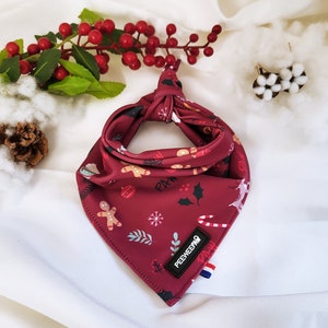 Christmas dog and cat bandana PAW'XMAS