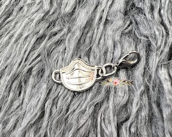 Mask Badge Reel Charm: Acrylic Nurse Gift