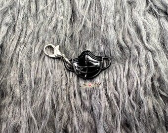 Mask Charm: Acrylic Badge Reel Charm, Nurse Gift