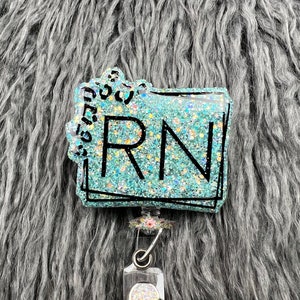 RN Badge Reel, Cute Badge Reel, Nurse Badge Reel, Funny Badge Reel, Nurse Humor, Surgical Badge Reel, Simple Badge Reel, Cute RN Badge Reel