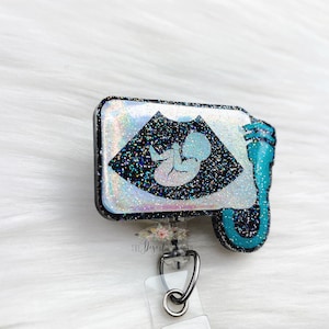 Ultrasound Badge Reel, Nurse Badge Reel, Interchangeable Badge Reel, Badge Reel, Cute Badge Reel, Nurse Badge Reel, Baby Badge Reel,