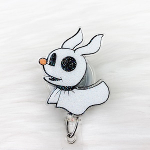 Halloween Badge Reel, Krankenschwester Abzeichen Reel, Badge Reel, Cute Badge Reel, Spooky Badge Reel, Badge Reel, Ghost-Hund Abzeichen Reel