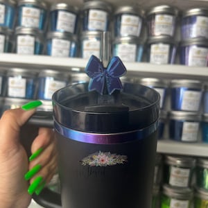 Bow Straw Topper, 3D Bow Straw Topper