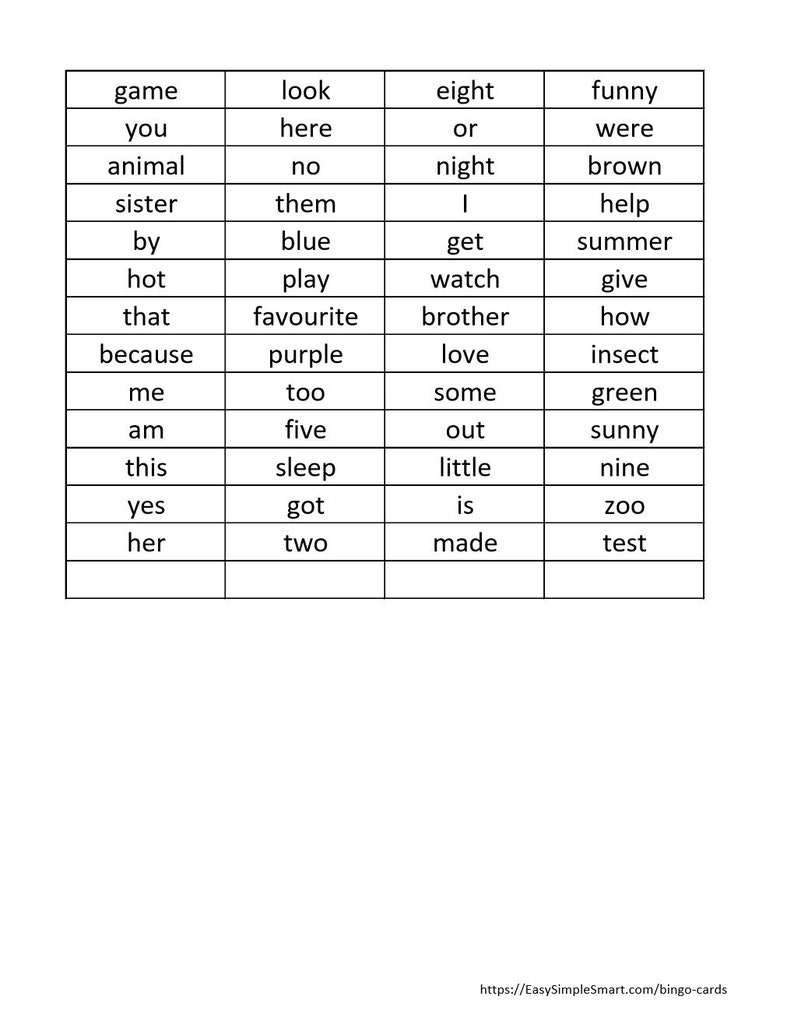30 Sight Words Bingo Cards Prek To Grade 2 Dolch Collection Learn To 30-sight-words-bingo-cards-prek-to-grade-2-dolch-collection-learn-to