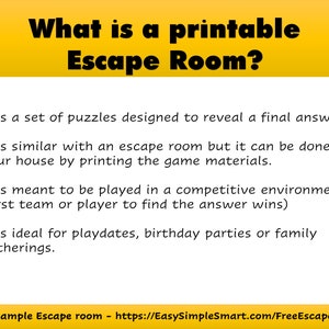 Escape Room for Kids DIY Printable Game Escape From Castle image 2