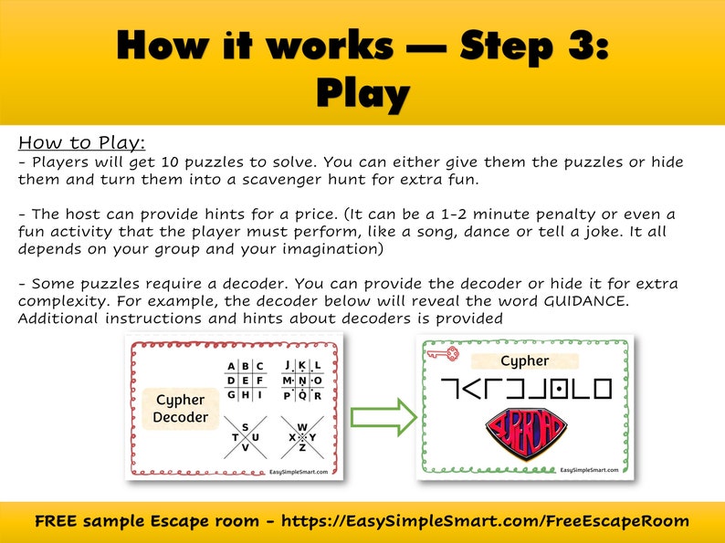 Escape Room for Kids DIY Printable Game Camping Escape image 5