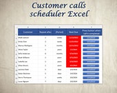 Customer Calls Scheduler - Schedule Recurring calls based on frequency and call completion date - Call Log - Client Tracker