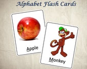 Alphabet Flash Cards | ABC Flash Cards | Educational Flashcards | Montessori Flash Cards | Flashcards Printable | Learn Alphabet