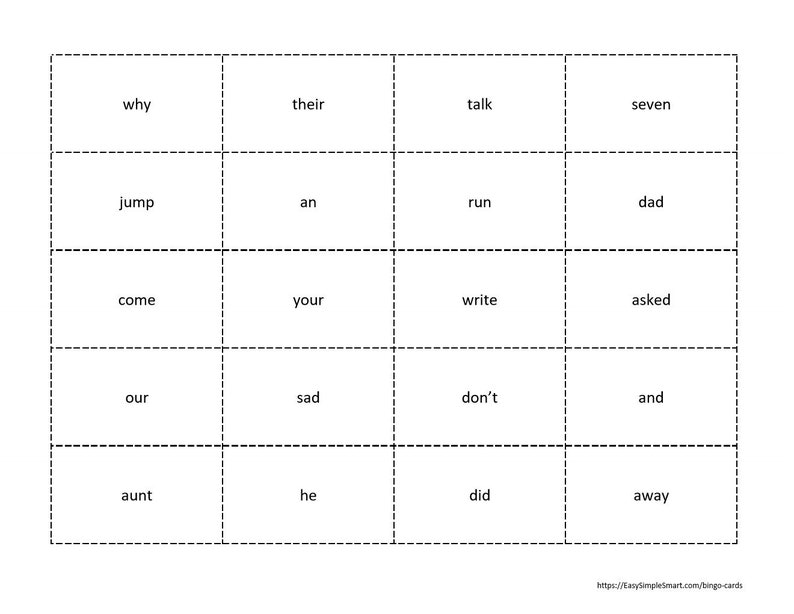 30 Sight Words Bingo Cards Prek To Grade 2 Dolch Collection Learn To 30-sight-words-bingo-cards-prek-to-grade-2-dolch-collection-learn-to