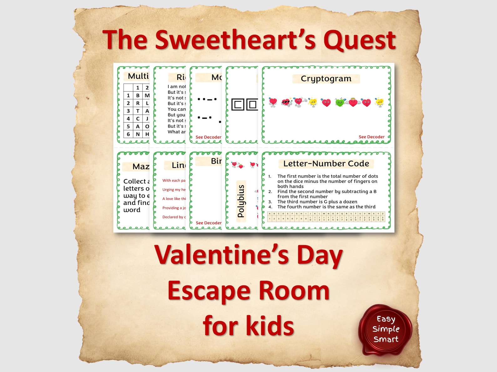 Valentines Day Escape Room