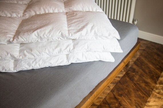 Handmade 90 Hungarian Goose Down Duvet Quilt 500 Thread Etsy