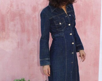 Vint denim maxi dress main image 0