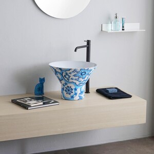 Vasque à poser ronde cm Ø42 x h30 Megafono