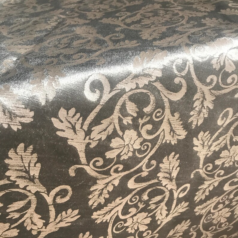 Handprinted Upholstery Velvet Remnant Etsy