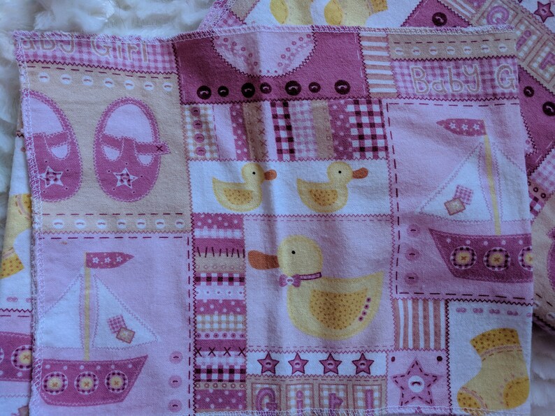 Receiving Blanket and Burp Cloths Etsy