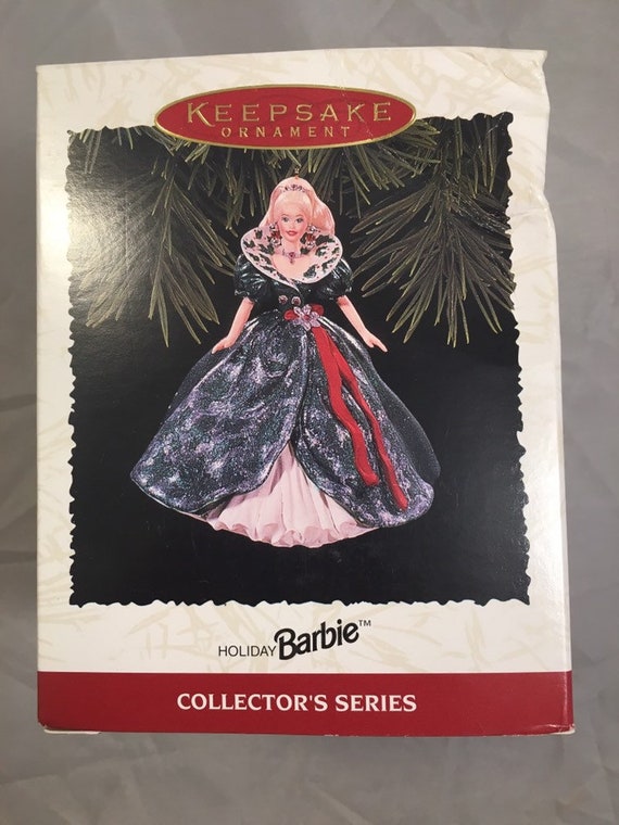 1995 hallmark holiday barbie ornament
