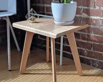Jack Stool, Simple End table, Scandinavian Modern Stand